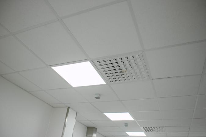 Hygienic FRP ceiling